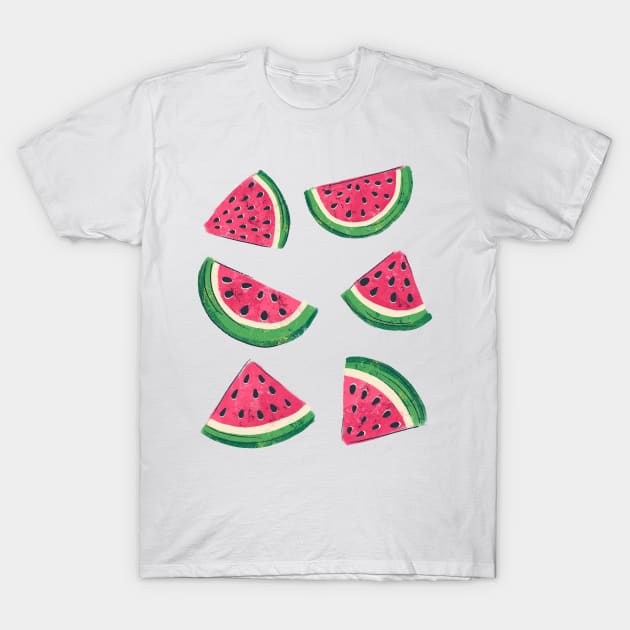 Cute Retro Watermelon T-Shirt by SWON Design